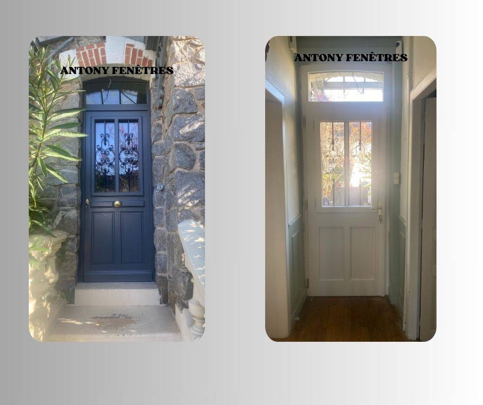 Potre d'entrée BOIS BI COLORE